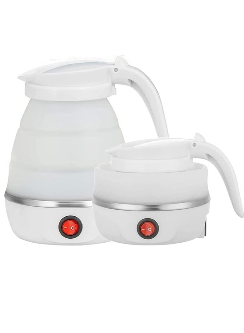 Folding Kettle, Portable Folding Electric Kettle for Travel, Foldable Silicone Electric Water Heater with Detachable Power Cord, Perfect for Hiking, Camping and Indoor - Image 2